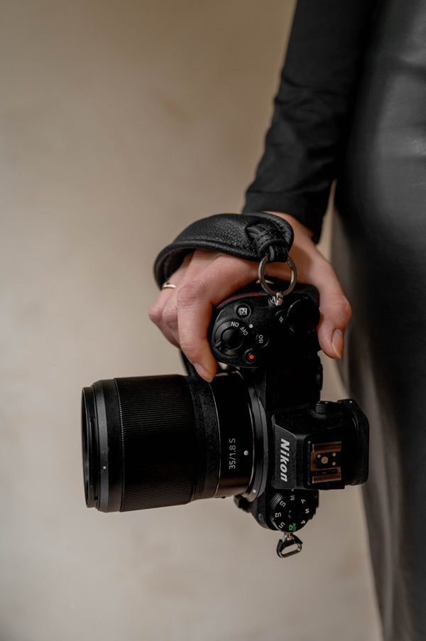 Camera handstrap voor extra grip en controle tijdens het fotograferen