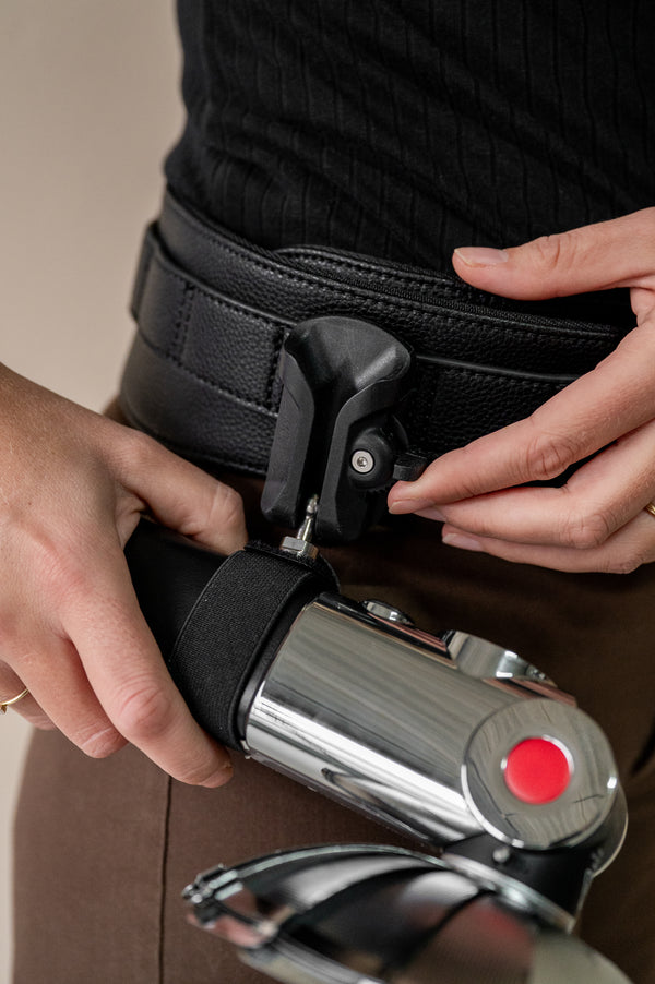 Flitshouder + Holsterclip set