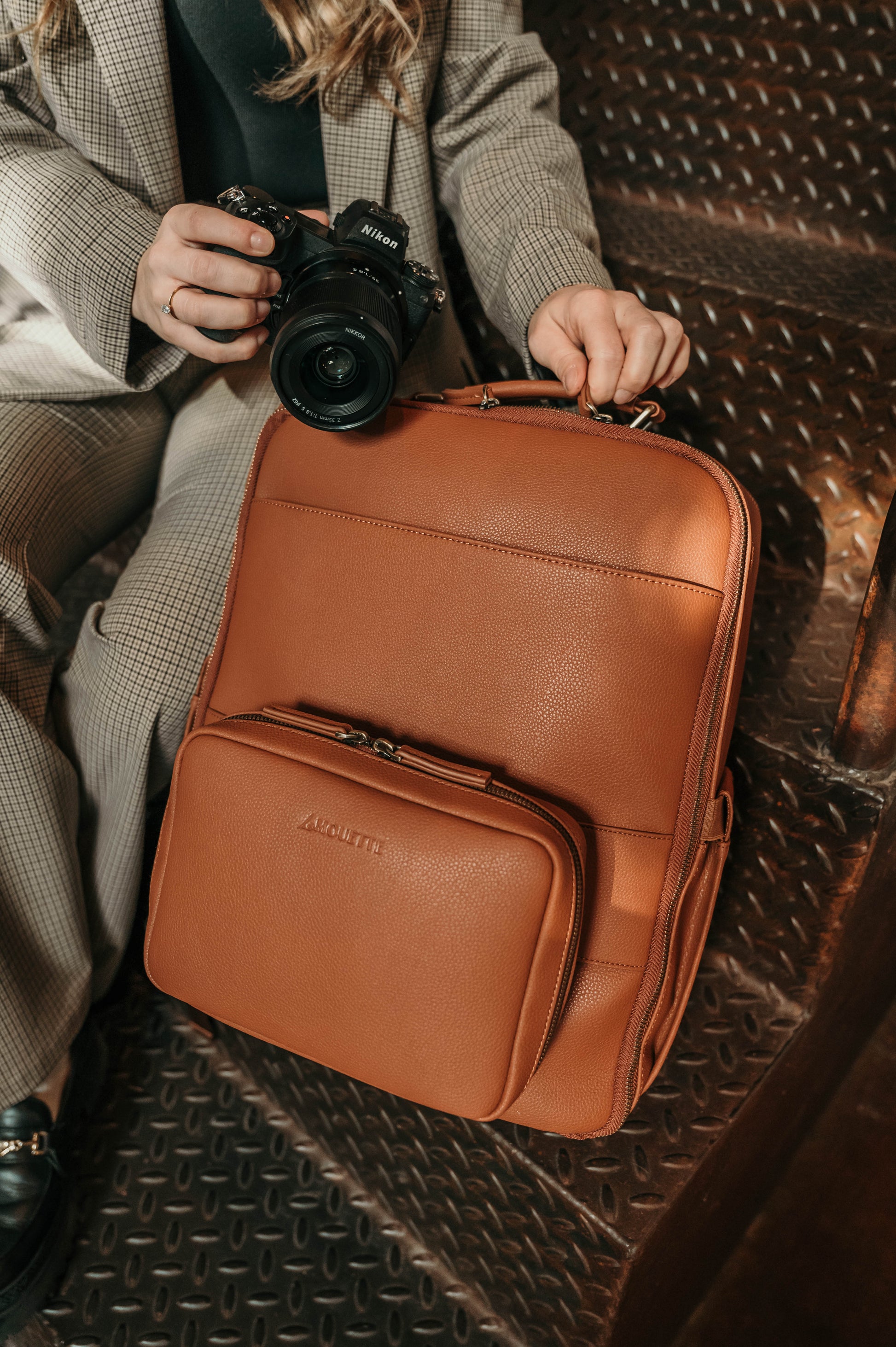 Stijlvolle camera backpack voor professionele fotografen