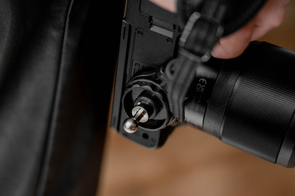 Camera handstrap compatibel met holster clips