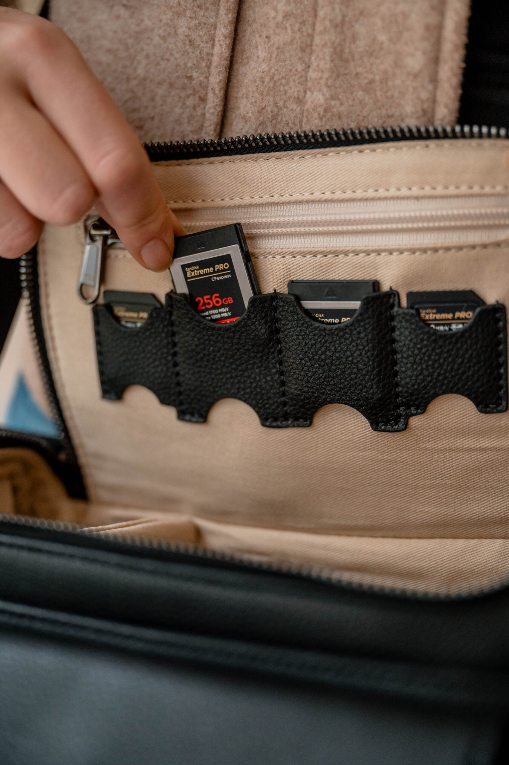 Compacte camera schoudertas voor reizen en city trips